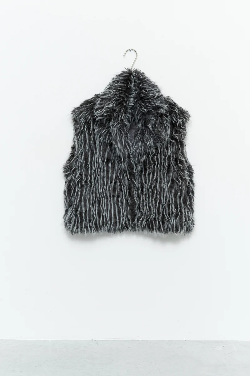Lumina faux fur gilet grijs