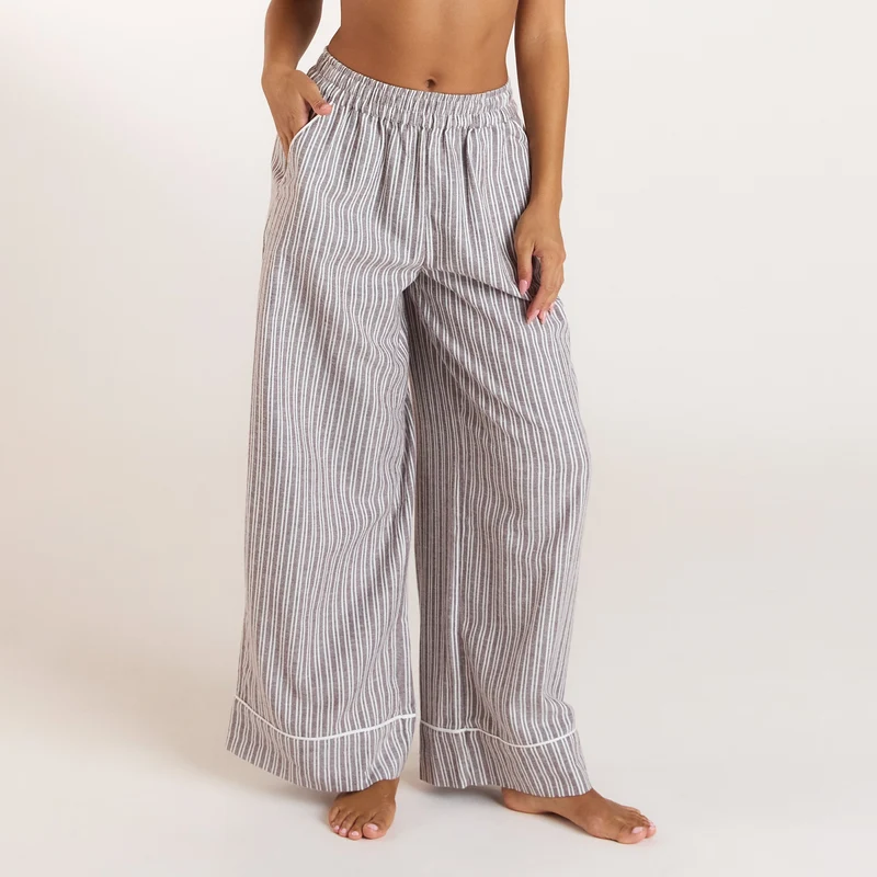 Stripe Pyjama Broek - Chocolade