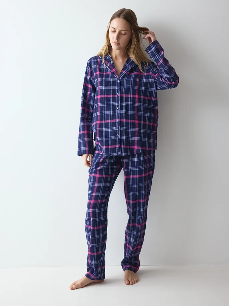 Triumph dames pyjama knoopsluiting - Boyfriend