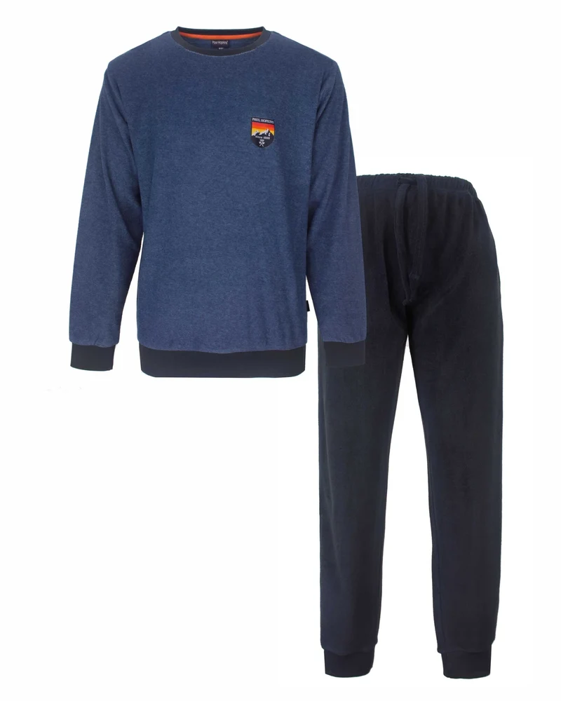 Paul Hopkins Badstof pyjama heren - Blue adventure