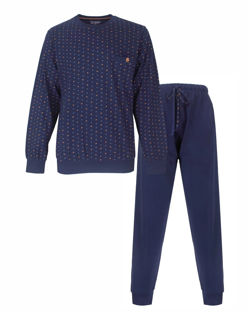 Paul Hopkins pyjama heren lange mouw - Blue