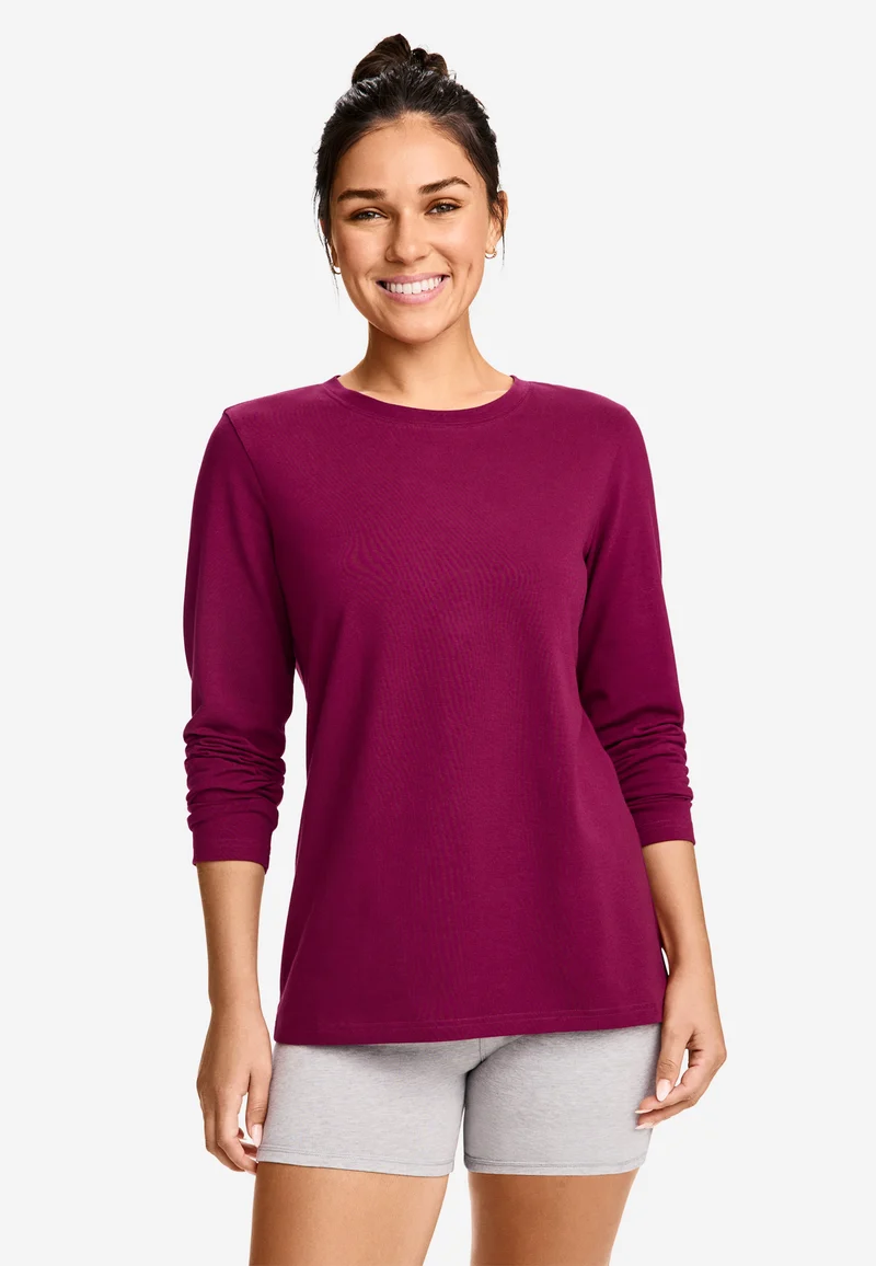 Jockey® Organic Cotton Stretch Long Sleeve Tee