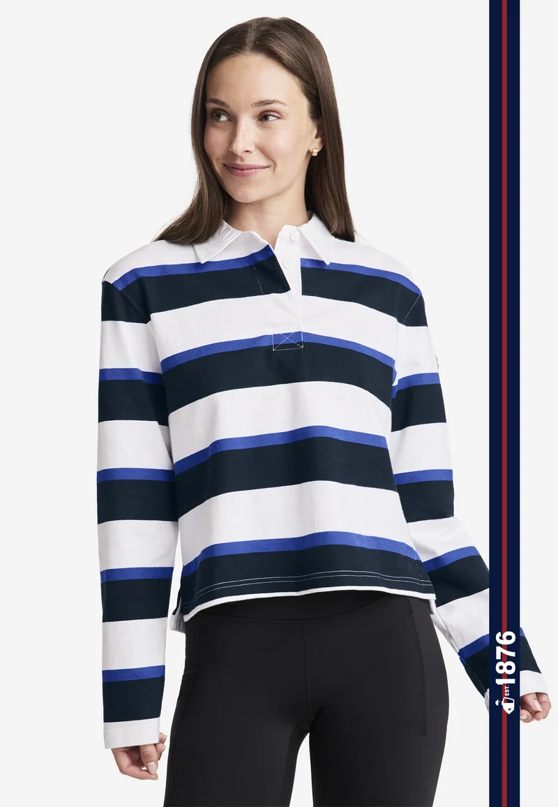 Jockey® 1876 Collection Cropped Rugby Polo