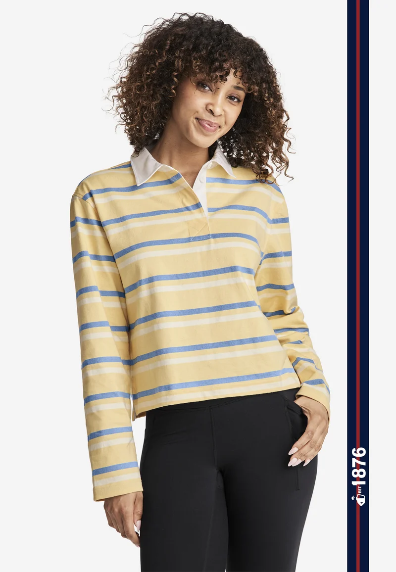 Jockey® 1876 Collection Cropped Rugby Polo