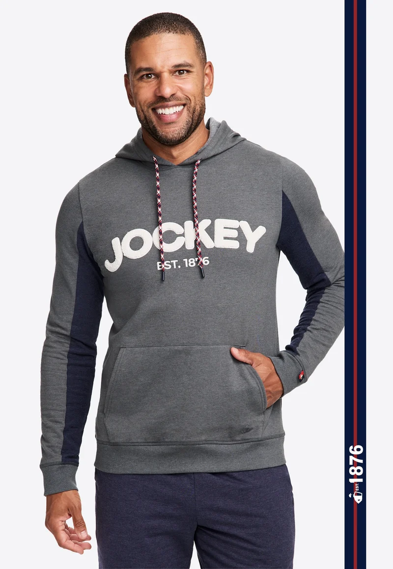 Jockey® Lightweight Cotton Blend Fleece Hoodie