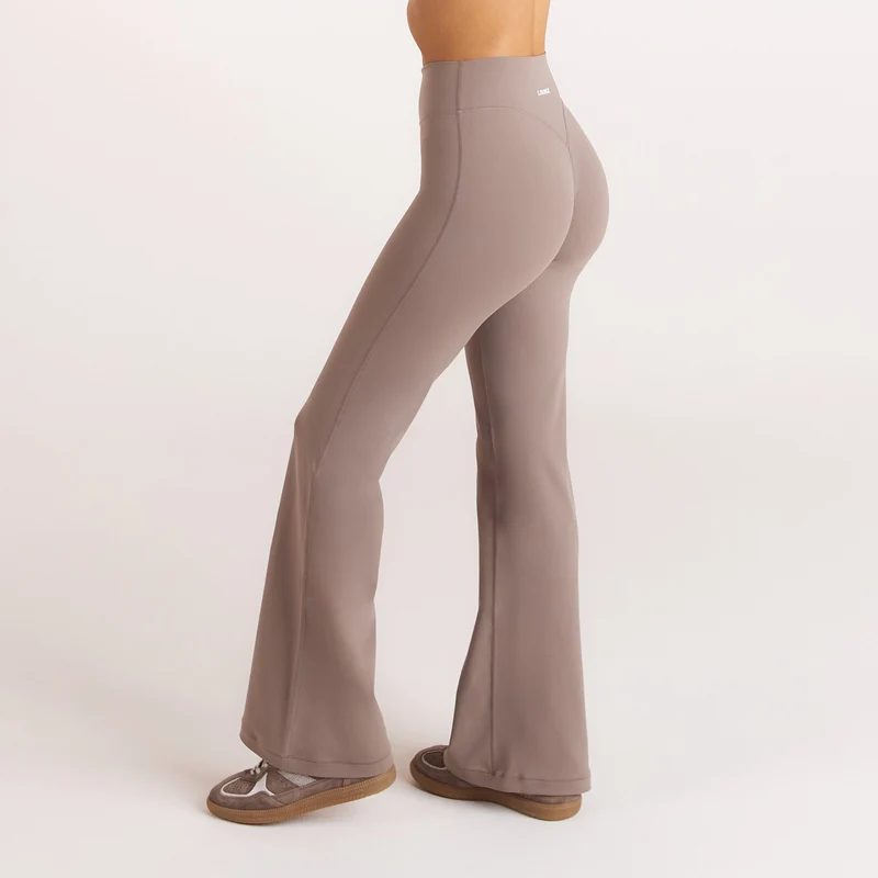 ContourSoft™ Uitlopende Leggings - Paddenstoelkleurig