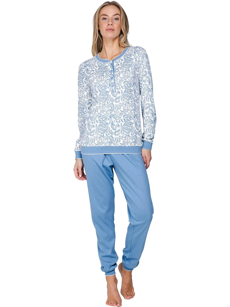Pastunette dames dikke katoenen pyjama - Interlock winter