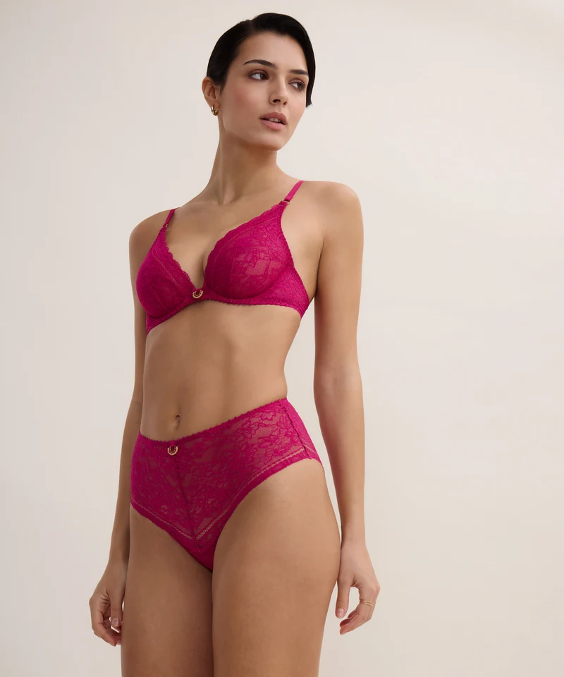 Ivresse Baroque Soutien-gorge Triangle avec armatures Pink Muse