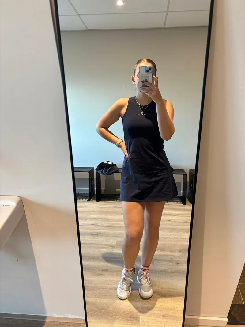 Mrs Padel Roma Jurk Donkerblauw