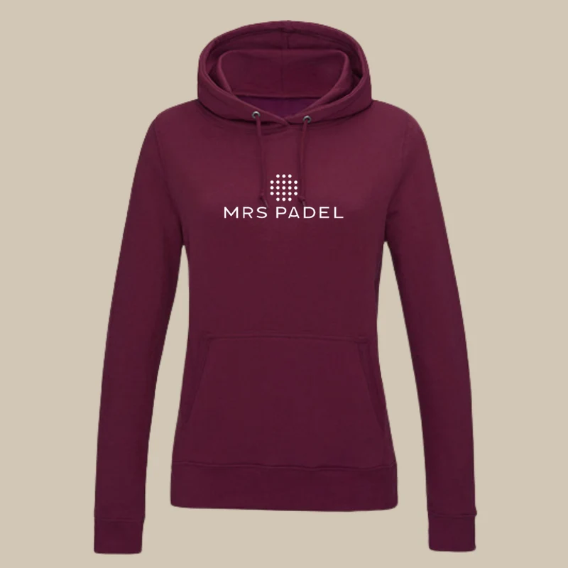 Mrs Padel Hoodie Bordeaux