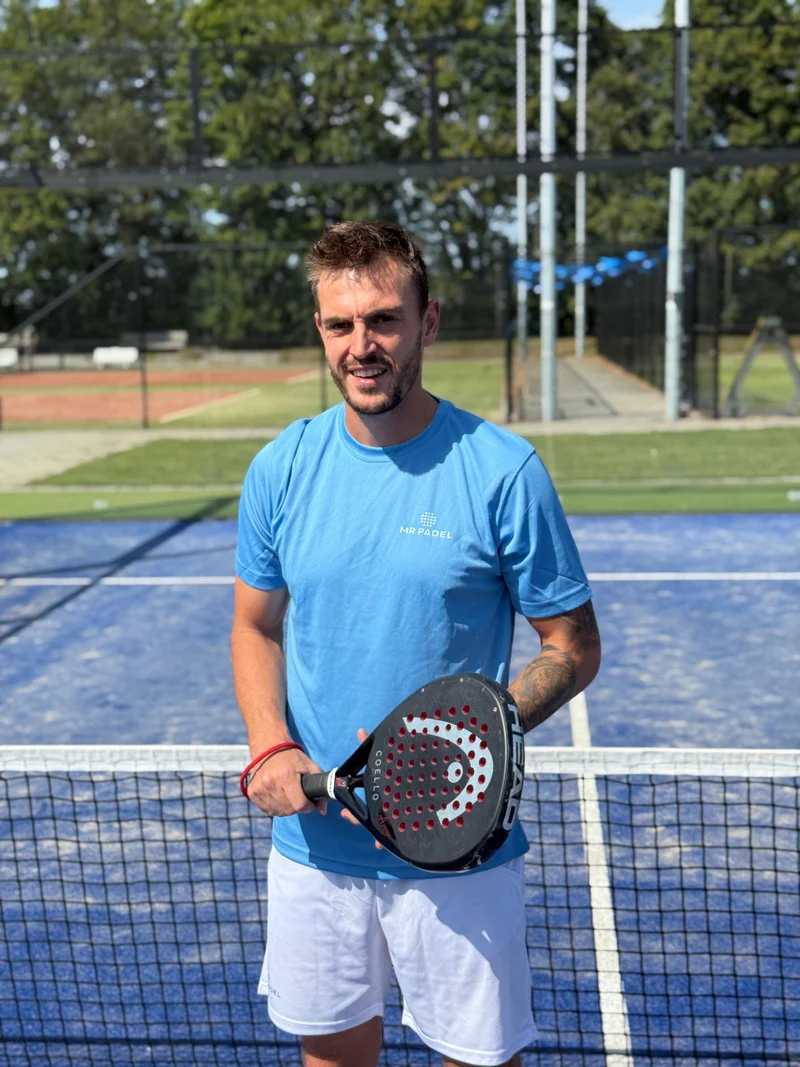Mr Padel Parma Shirt Sky Blauw
