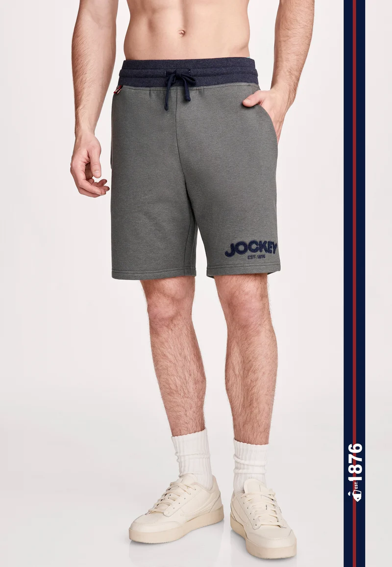 Jockey® Lightweight Cotton Blend Fleece 8.5" Short