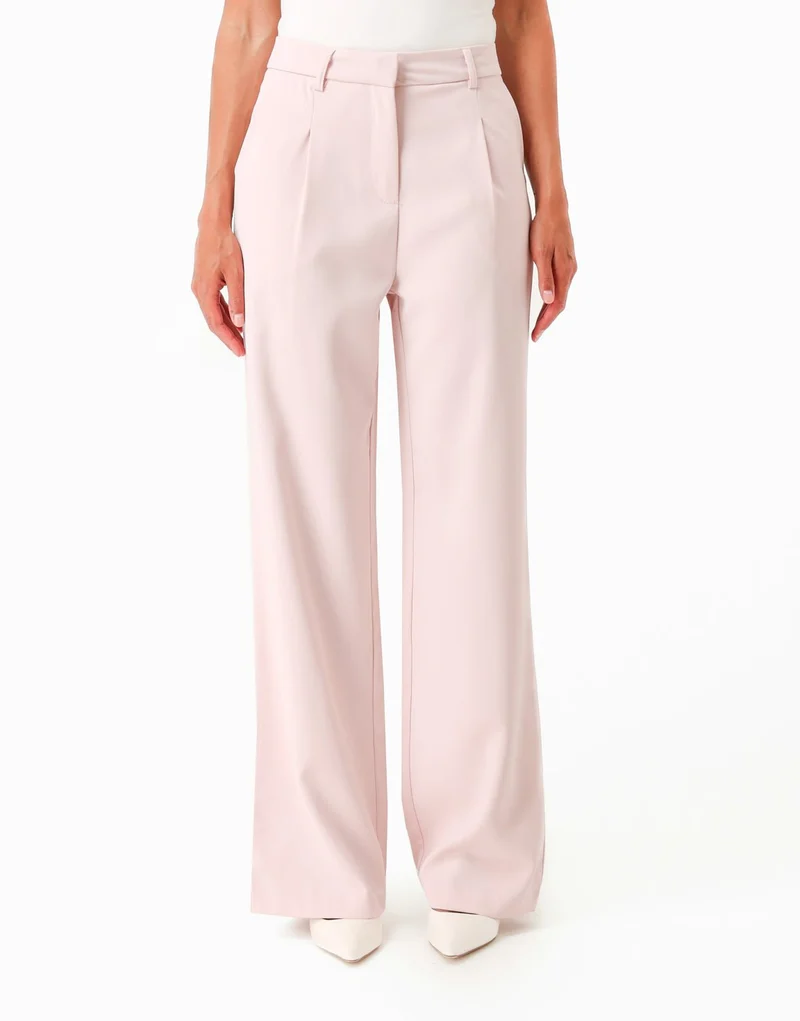 Lichtroze Luxe Classic Rechte - Pantalon