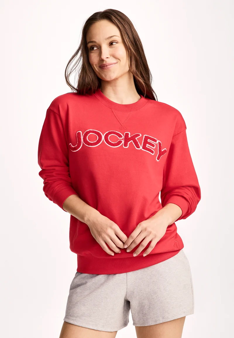 Jockey® Unwind Lounge Crew Sweatshirt