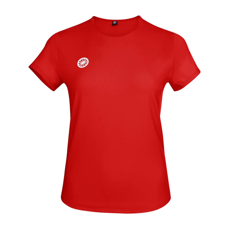 Indian Maharadja Women Breeze Round Neck Tee Salsa Red
