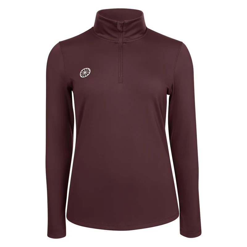 Indian Maharadja Women Performance Half Zip Dark Berry