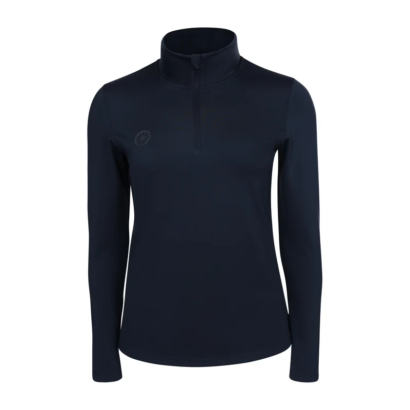 Indian Maharadja Women Performance Half Zip Black
