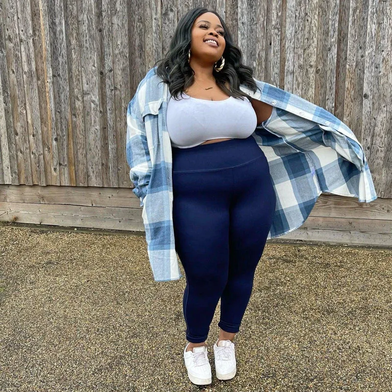 Squat Proof Leggings - Navy