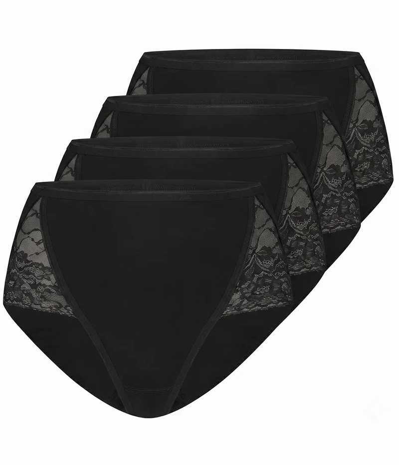 Ten Cate 4-pack High Leg lace slip dames - 32292