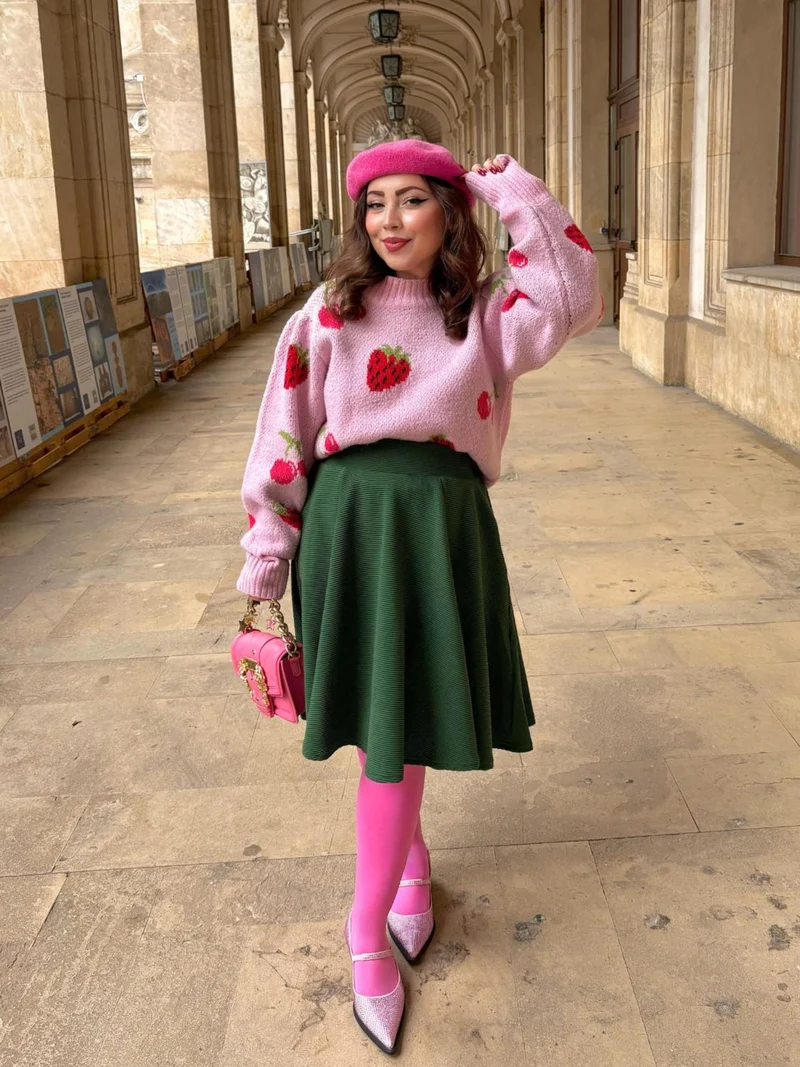 Ottoman Flare Skirt - Petit Pois