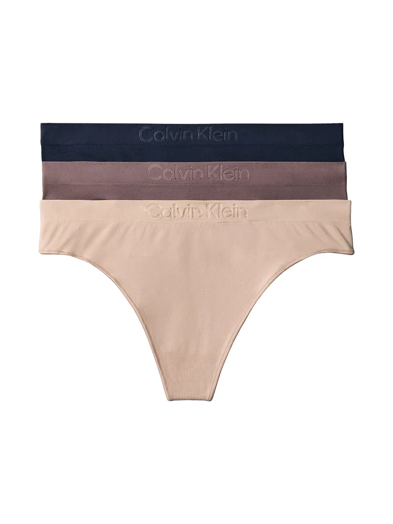 Calvin Klein 3-pack dames strings seamless - Bonded flex