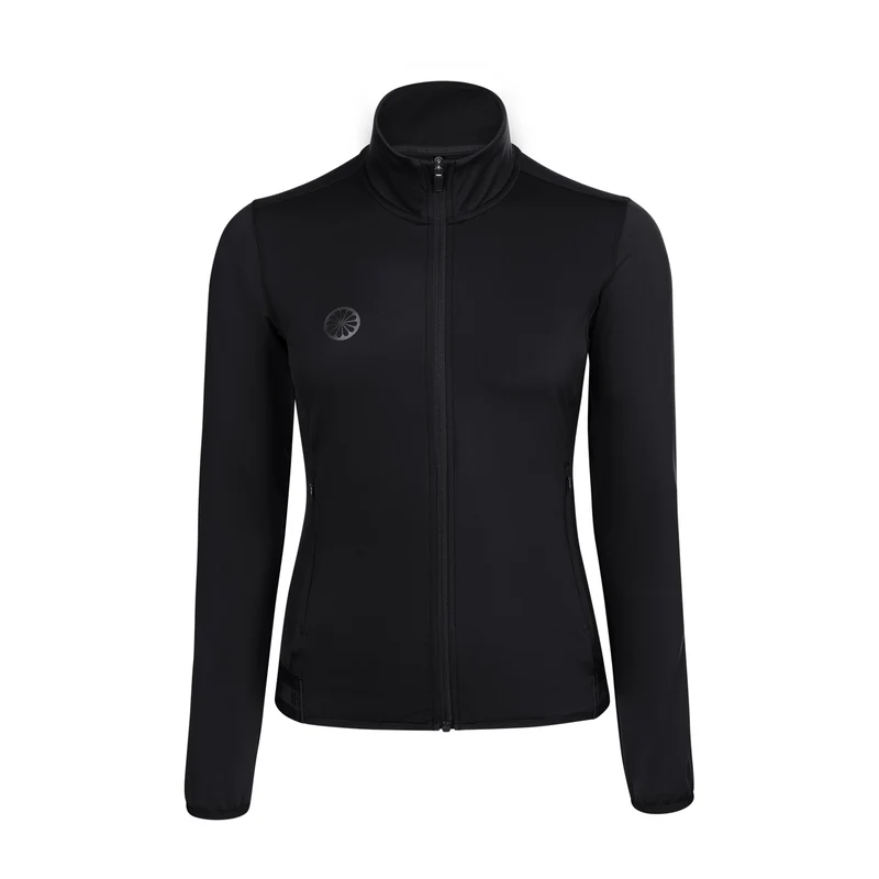 Indian Maharadja Women Performance Full Zip Jacket Black