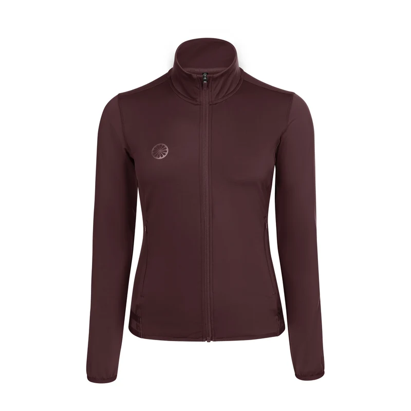 Indian Maharadja Women Performance Full Zip Jacket Dark Berry