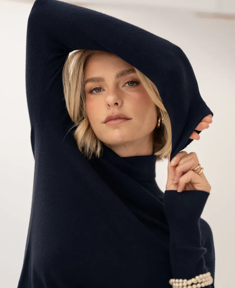 Merino coltrui LA FORTE Donkerblauw
