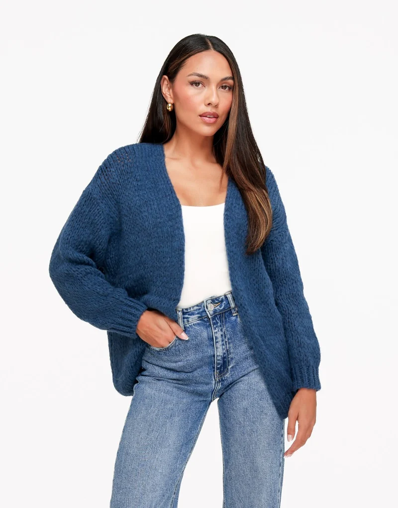 Navy Wollen - Vest