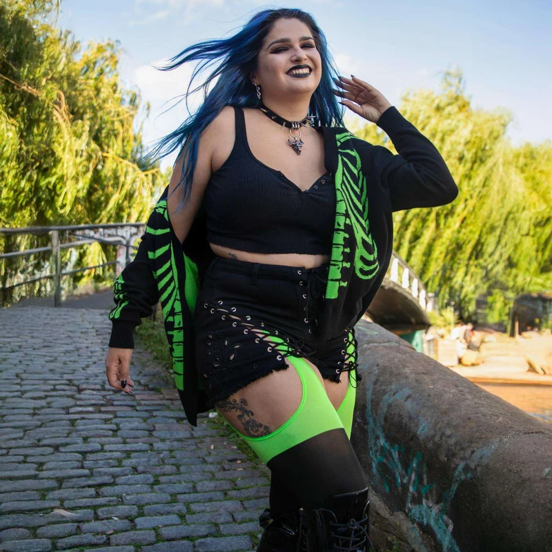 Neon Mock Garters - Wicked