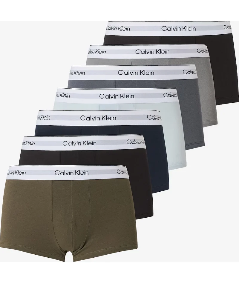 Calvin Klein 7-Pack Low Rise Trunks - Boxershorts
