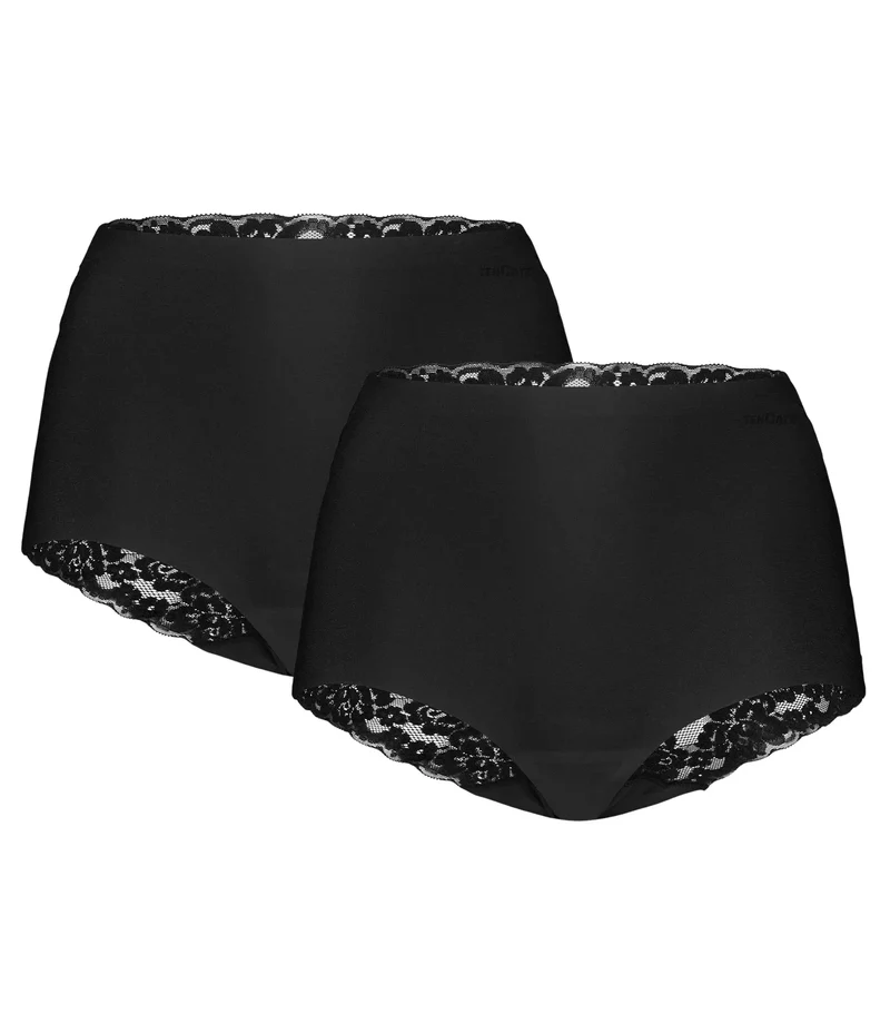 Ten Cate 2-pack secrets kanten high waist slip