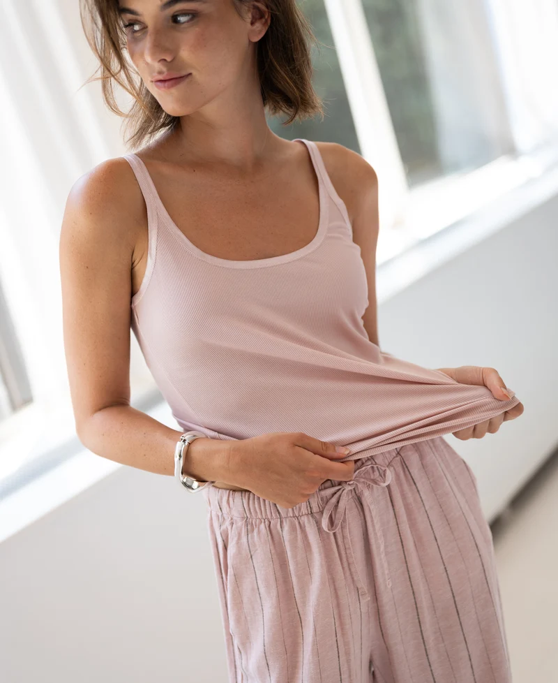 Luxe Cami top LE BASTILLE Dusty Pink