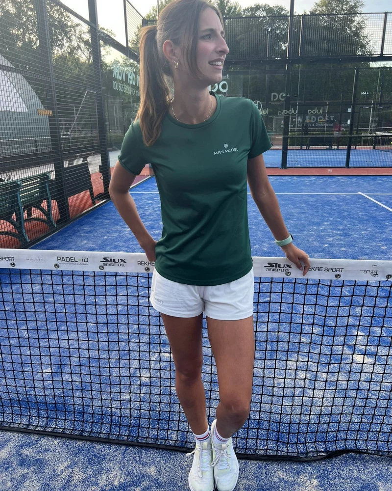 Mrs Padel Shirt Donkergroen
