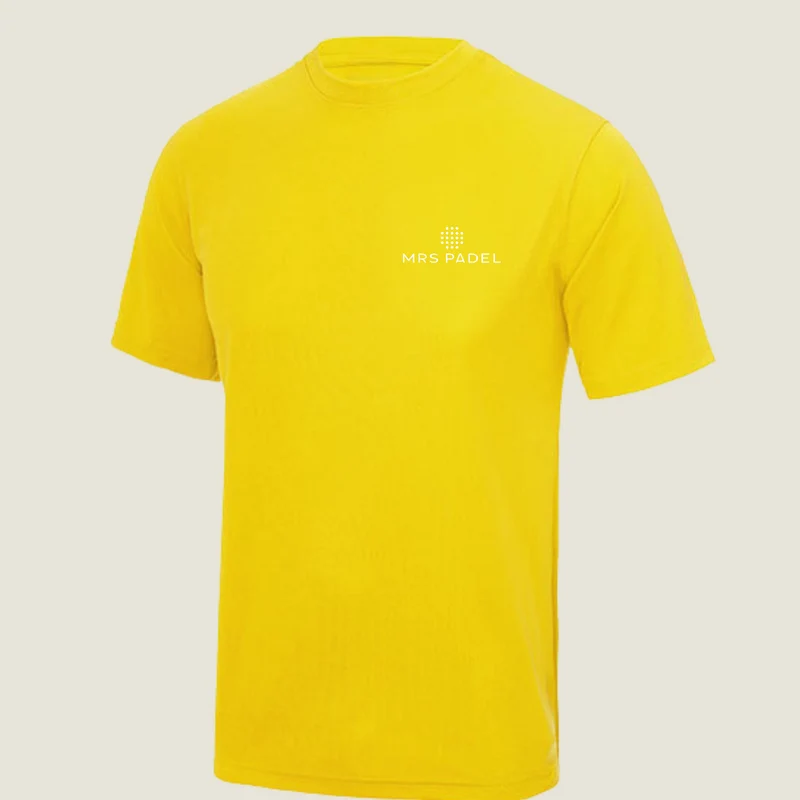 Kids Padel Shirt Geel