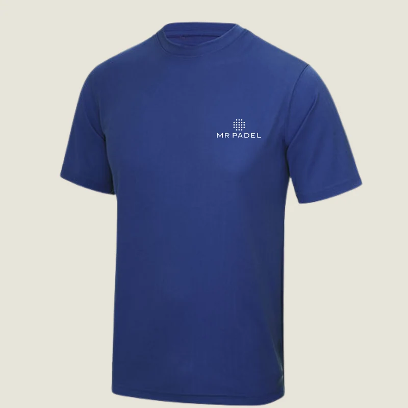 Kids Padel Shirt Azzurro Blauw