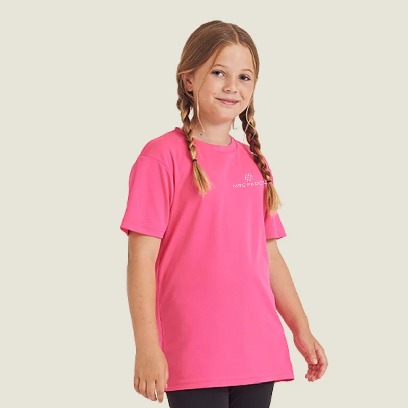 Kids Padel Shirt Roze