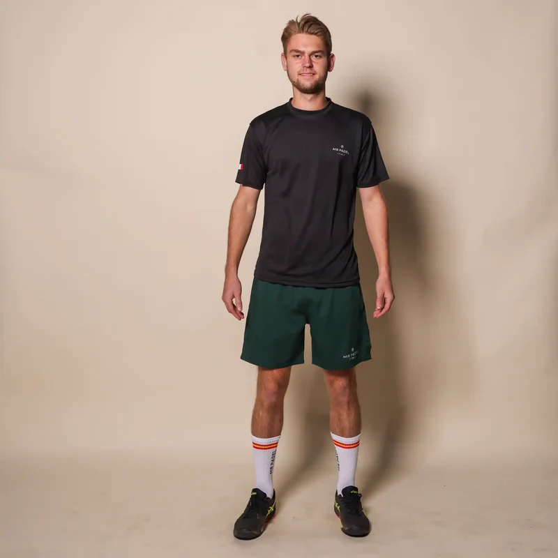 Complete Heren Set Zwart/Groen en Italie Sokken