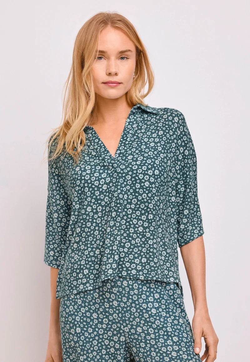Jockey® Brushed Waffle Short Sleeve Top