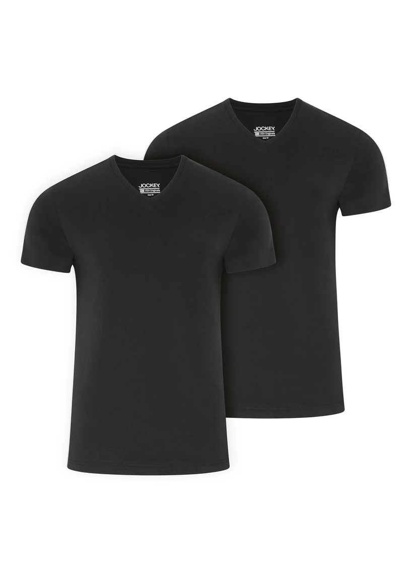 Jockey® American V-Neck Shirt - 2 Pack