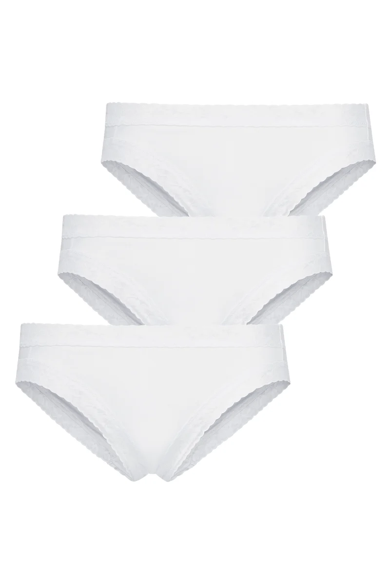 Jockey® Parisienne Soft Stretch Lace Bikini - 3 Pack
