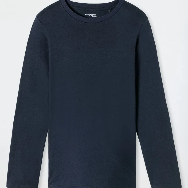 Langarmshirt Rundhals 182180