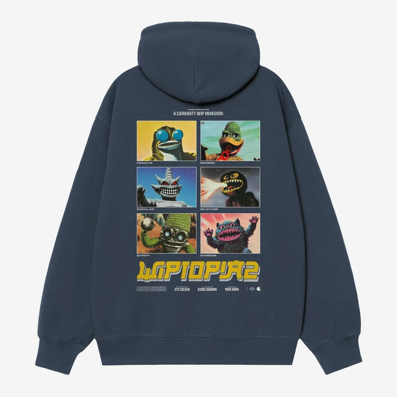 Carhartt WIP Heren Wiptopia II Hoodie | Blauw
