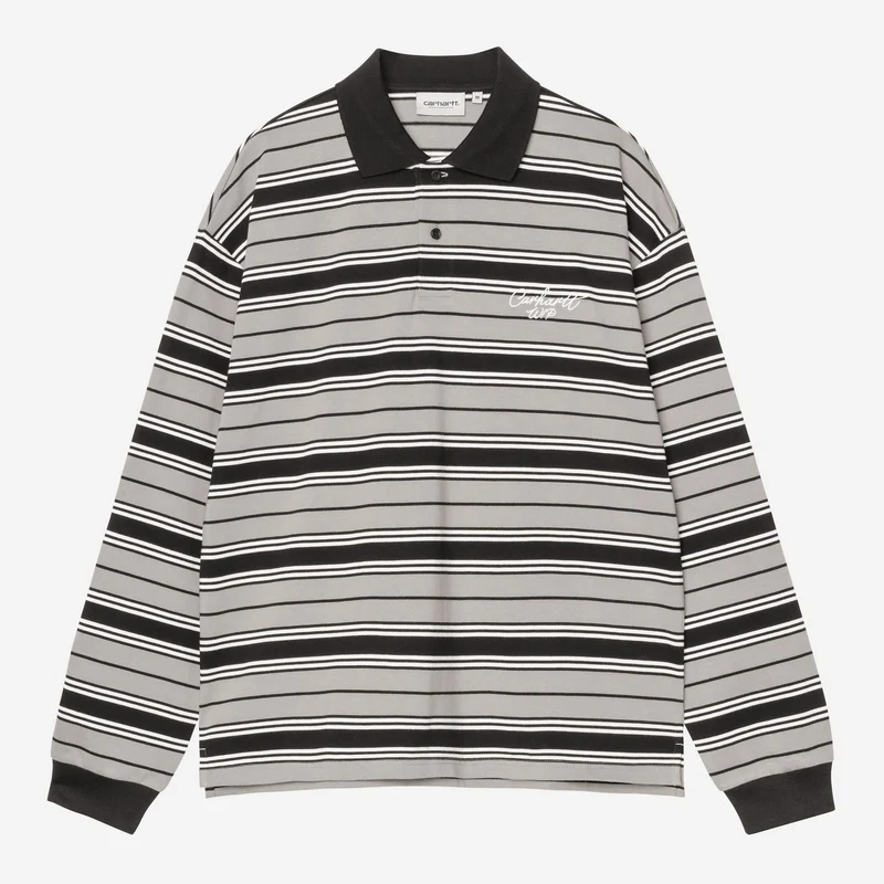 Carhartt WIP Heren Devitt Rugby Shirt | Schaduwgrijs