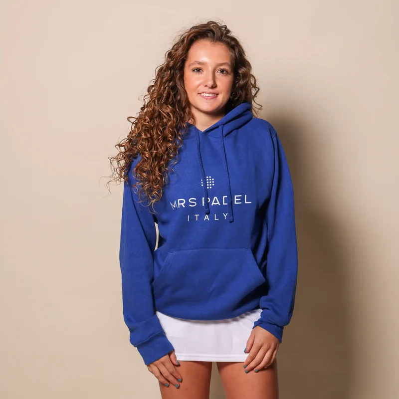 Hoodie Mrs Azzurro blauw
