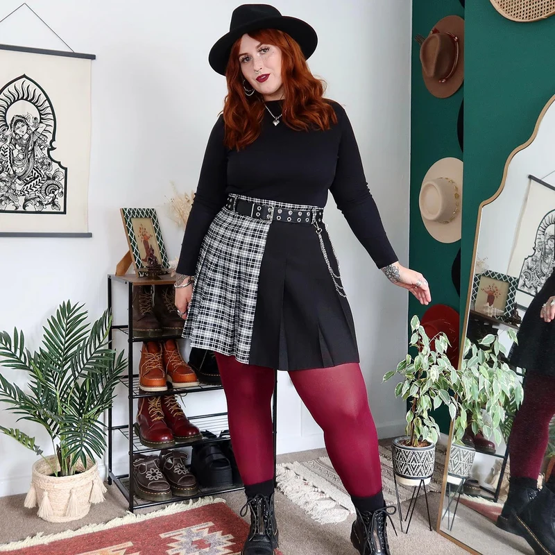 80 Denier Tights - Cherry