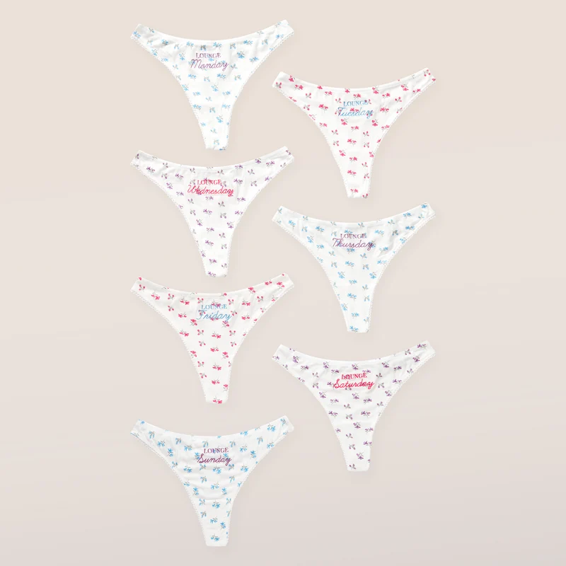 Days of the Week String (7-pack) - Bloemenprint
