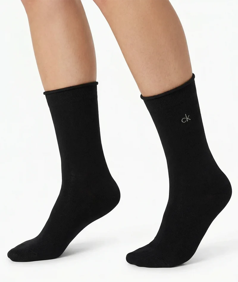 Calvin Klein 3-paar dames sokken - Rolltop