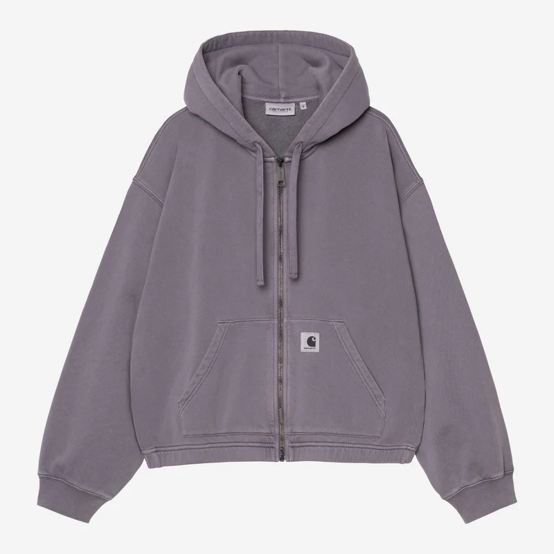 Carhartt WIP Dames Hoggard Jacket Hoodie | Schaduwpaars