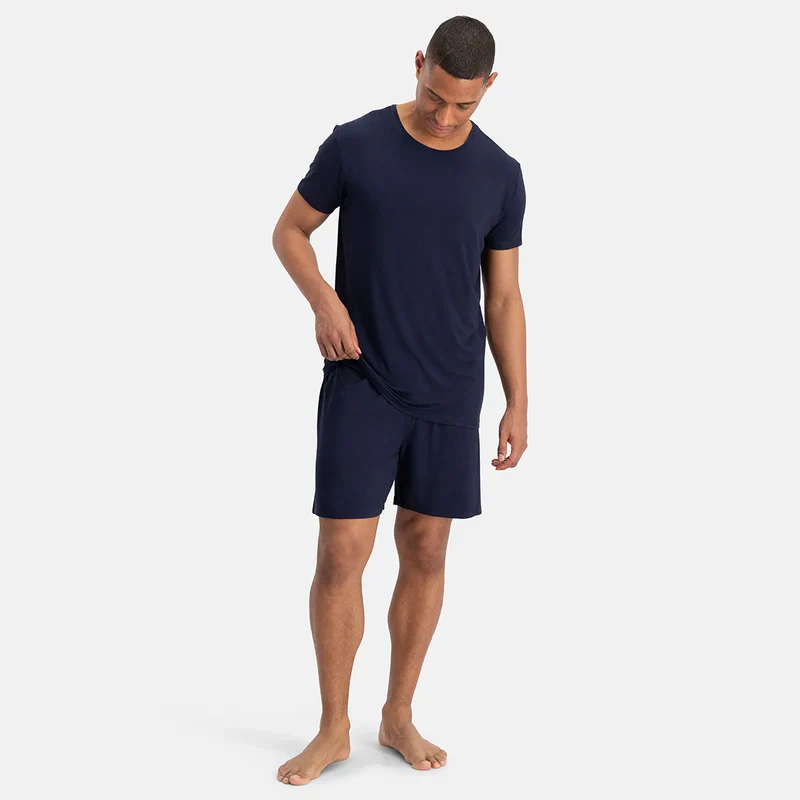 Bamboo Basics heren shortama - Navy
